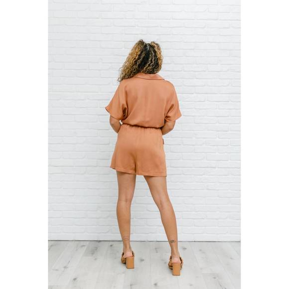 NEW MITTOSHOP midtown romper in caramel - Picture 3 of 3